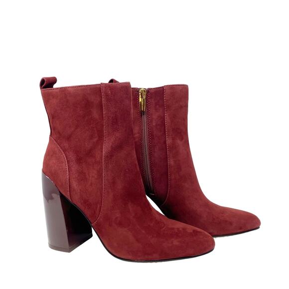 NEW Vince Camuto Enverna Ankle Boot Burgundy Size 6.5 - Picture 3 of 12